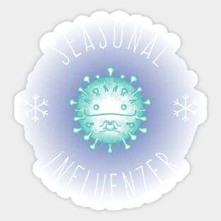 Seasonal Influenzer Sticker